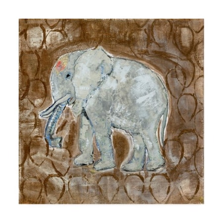 Tara Daavettila 'Global Elephant Ii' Canvas Art,35x35